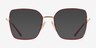 Vogue Eyewear VO4274 Red Gold MetalEyeglass Frames from EyeBuyDirect, with Tinted Lenses