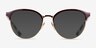 Vogue Eyewear VO4305 Purple Rose Gold MetalEyeglass Frames from EyeBuyDirect, with Tinted Lenses