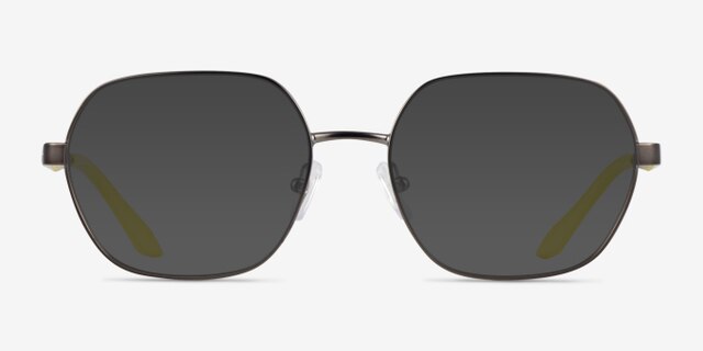 Armani Exchange AX1062 Matte Gunmetal MetalEyeglass Frames from EyeBuyDirect, with Tinted Lenses
