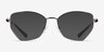 Armani Exchange AX1067 Shiny Gunmetal MetalEyeglass Frames from EyeBuyDirect, with Tinted Lenses