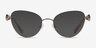 Swarovski SK1024 Argenté MétalMontures de lunettes de vue d'EyeBuyDirect, Avec des Verres Teintés