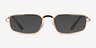 Ray-Ban RB3927V Arista Gold MetalEyeglass Frames from EyeBuyDirect, with Tinted Lenses