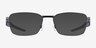 Oakley Steakhouse Satin Black MétalMontures de lunettes de vue d'EyeBuyDirect, Avec des Verres Teintés