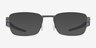 Oakley Steakhouse Satin Lead MétalMontures de lunettes de vue d'EyeBuyDirect, Avec des Verres Teintés