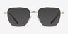 Swarovski SK1003 Pale Gold MétalMontures de lunettes de vue d'EyeBuyDirect, Avec des Verres Teintés