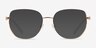 Michael Kors MK3062 Belleville Rose Gold MetalEyeglass Frames from EyeBuyDirect, with Tinted Lenses