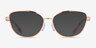 Michael Kors MK3076B Cordoba Or rose MétalMontures de lunettes de vue d'EyeBuyDirect, Avec des Verres Teintés