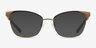 Michael Kors MK3012 Adrianna Iv Shiny Mink MétalMontures de lunettes de vue d'EyeBuyDirect, Avec des Verres Teintés