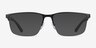 Emporio Armani EA1164 Matte Black MétalMontures de lunettes de vue d'EyeBuyDirect, Avec des Verres Teintés
