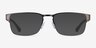 Emporio Armani EA1027 Matte Gunmetal MétalMontures de lunettes de vue d'EyeBuyDirect, Avec des Verres Teintés