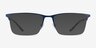 Emporio Armani EA1171 Matte Blue MétalMontures de lunettes de vue d'EyeBuyDirect, Avec des Verres Teintés
