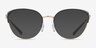 Emporio Armani EA1150 Shiny Pale Gold Black MétalMontures de lunettes de vue d'EyeBuyDirect, Avec des Verres Teintés