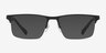 Emporio Armani EA1110D Rubber Black MétalMontures de lunettes de vue d'EyeBuyDirect, Avec des Verres Teintés