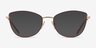 Vogue Eyewear VO4273 Top Red Gold MétalMontures de lunettes de vue d'EyeBuyDirect, Avec des Verres Teintés