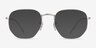 Ray-Ban RB6448 Argenté MétalMontures de lunettes de vue d'EyeBuyDirect, Avec des Verres Teintés