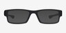 Oakley Airdrop Satin Black PlasticEyeglass Frames from EyeBuyDirect, with Tinted Lenses
