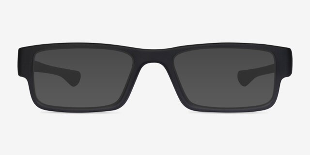 Oakley Airdrop Satin Black PlasticEyeglass Frames from EyeBuyDirect, with Tinted Lenses