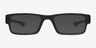 Oakley Airdrop Satin Black PlasticEyeglass Frames from EyeBuyDirect, with Tinted Lenses