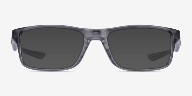 Oakley Plank 2.0 Polished Gray Smoke PlasticEyeglass Frames from EyeBuyDirect, with Tinted Lenses