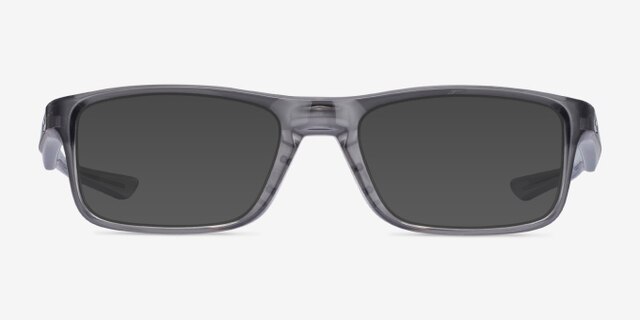 Oakley Plank 2.0 Polished Gray Smoke PlasticEyeglass Frames from EyeBuyDirect, with Tinted Lenses