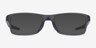 Oakley Chamfer MNP Gris PlastiqueMontures de lunettes de vue d'EyeBuyDirect, Avec des Verres Teintés