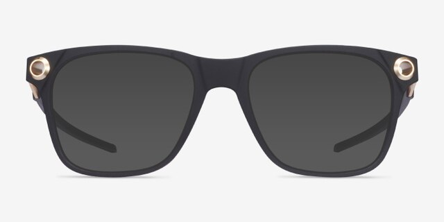 Oakley Apparition Satin Black PlasticEyeglass Frames from EyeBuyDirect, with Tinted Lenses