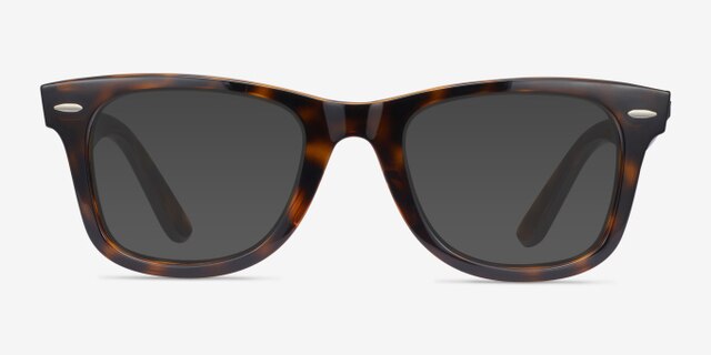 Ray-Ban RB4340V Wayfarer Tortoise PlasticEyeglass Frames from EyeBuyDirect, with Tinted Lenses