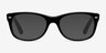 Ray-Ban RB5184 Wayfarer Black AcetateEyeglass Frames from EyeBuyDirect, with Tinted Lenses