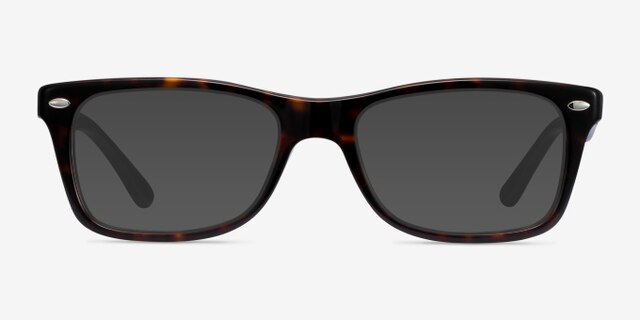 Ray-Ban RB5228 Tortoise AcetateEyeglass Frames from EyeBuyDirect, with Tinted Lenses