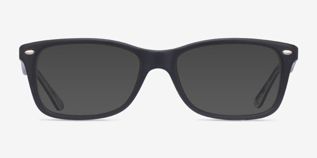 Ray-Ban RB5228 Black & Gray AcetateEyeglass Frames from EyeBuyDirect, with Tinted Lenses