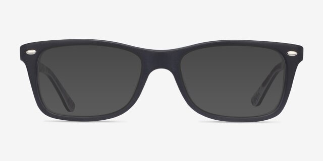 Ray-Ban RB5228 Black & Gray AcetateEyeglass Frames from EyeBuyDirect, with Tinted Lenses