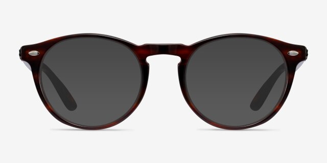 Ray-Ban RB5283 Warm Tortoise AcetateEyeglass Frames from EyeBuyDirect, with Tinted Lenses