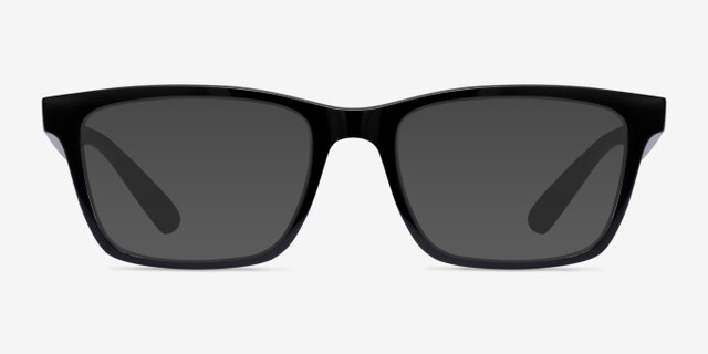 Ray-Ban RB7025 Shiny Black PlasticEyeglass Frames from EyeBuyDirect, with Tinted Lenses