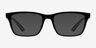 Ray-Ban RB7025 Shiny Black PlasticEyeglass Frames from EyeBuyDirect, with Tinted Lenses