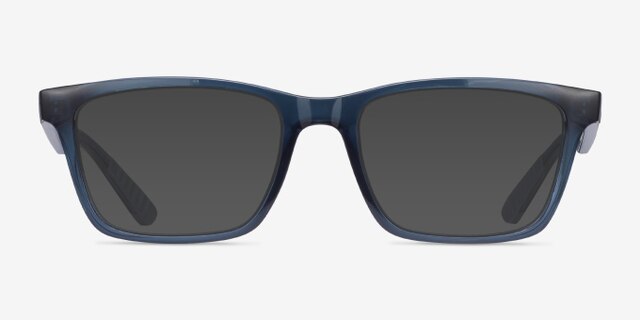 Ray-Ban RB7025 Blue PlasticEyeglass Frames from EyeBuyDirect, with Tinted Lenses