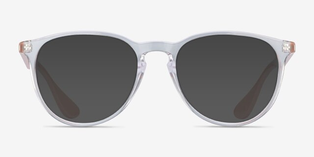 Ray-Ban RB7046 Clear & Pink Beige PlasticEyeglass Frames from EyeBuyDirect, with Tinted Lenses
