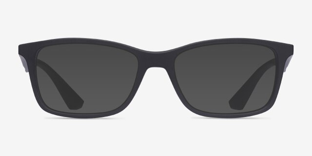 Ray-Ban RB7047 Black PlasticEyeglass Frames from EyeBuyDirect, with Tinted Lenses