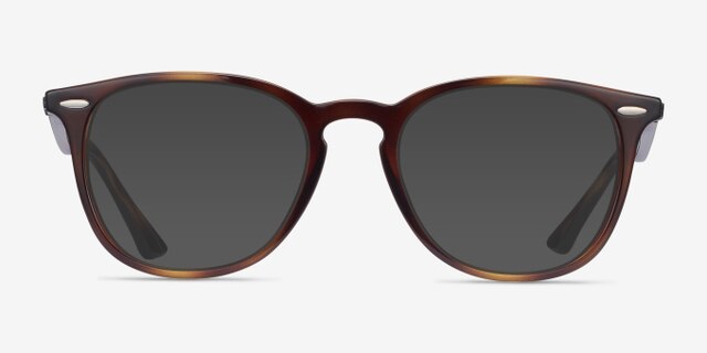 Ray-Ban RB7159 Tortoise PlasticEyeglass Frames from EyeBuyDirect, with Tinted Lenses