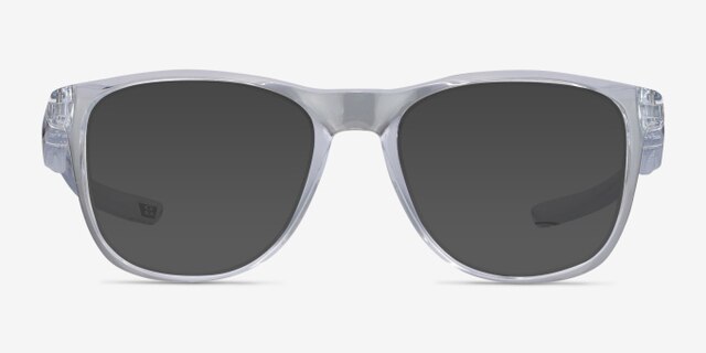 Oakley Trillbe X Clear PlasticEyeglass Frames from EyeBuyDirect, with Tinted Lenses