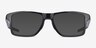 Oakley Chamfer Squared Polished Black PlastiqueMontures de lunettes de vue d'EyeBuyDirect, Avec des Verres Teintés
