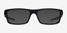 Oakley Currency Satin Black PlasticEyeglass Frames from EyeBuyDirect, with Tinted Lenses
