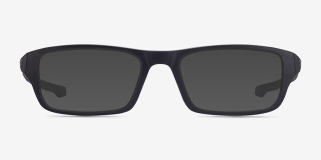 Oakley Chamfer Satin Black PlasticEyeglass Frames from EyeBuyDirect, with Tinted Lenses