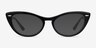 Ray-Ban Nina Black AcetateEyeglass Frames from EyeBuyDirect, with Tinted Lenses