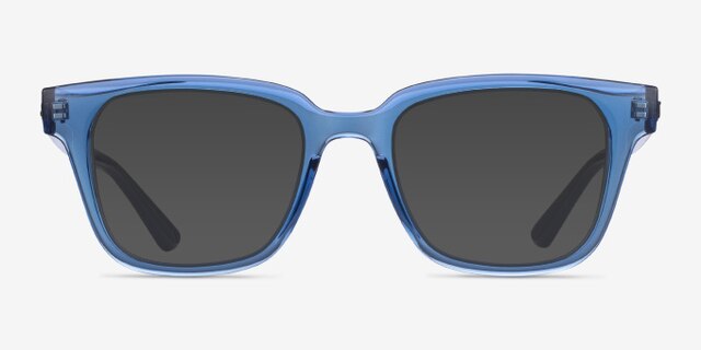 Ray-Ban RB4323V Clear Blue PlasticEyeglass Frames from EyeBuyDirect, with Tinted Lenses