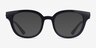Ray-Ban RB4324V Black PlasticEyeglass Frames from EyeBuyDirect, with Tinted Lenses