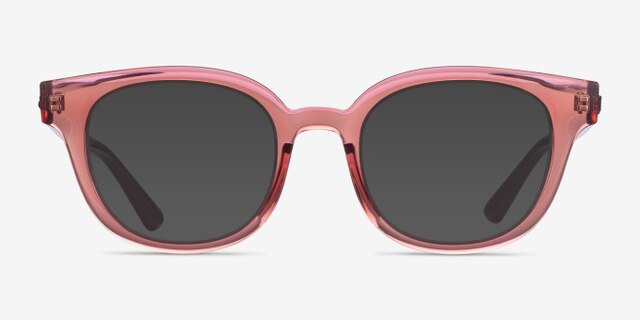 Ray-Ban RB4324V Clear Pink PlasticEyeglass Frames from EyeBuyDirect, with Tinted Lenses