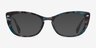 Ray-Ban RB5366 Blue Tortoise AcetateEyeglass Frames from EyeBuyDirect, with Tinted Lenses
