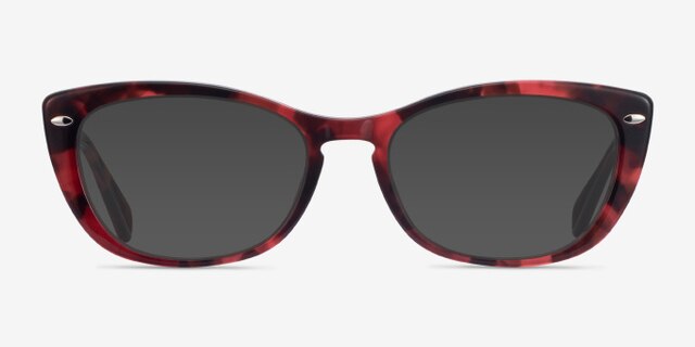 Ray-Ban RB5366 Pink Tortoise AcetateEyeglass Frames from EyeBuyDirect, with Tinted Lenses