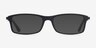 Ray-Ban RB7017 Black PlasticEyeglass Frames from EyeBuyDirect, with Tinted Lenses