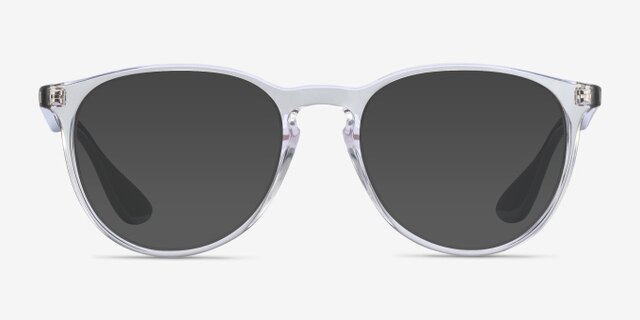 Ray-Ban RB7046 Clear Green PlasticEyeglass Frames from EyeBuyDirect, with Tinted Lenses